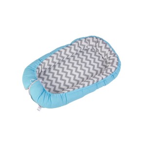 Gniazdo / kokon Polini Kids zygzak niebieski