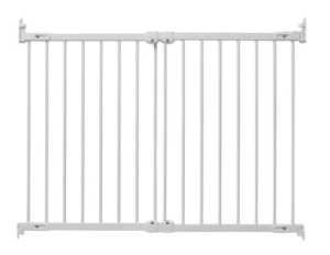 Baby Dan bramka zabezpieczająca Flexi Fit metal White, Silver fittings