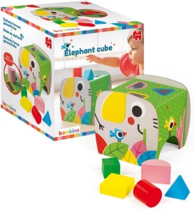 Jumbo 19806 wielokolorowy sorter Słoń