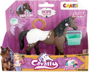 CRAZE Koń realistyczna figurka konia z akcesoriami i efektami specjalnymi