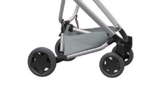 Quinny dolny kosz na zakupy Graphite on Grey