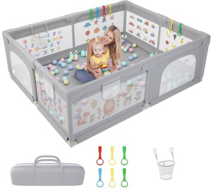 Duży Kojec do zabawy dla dzieci GOI 160x200cm